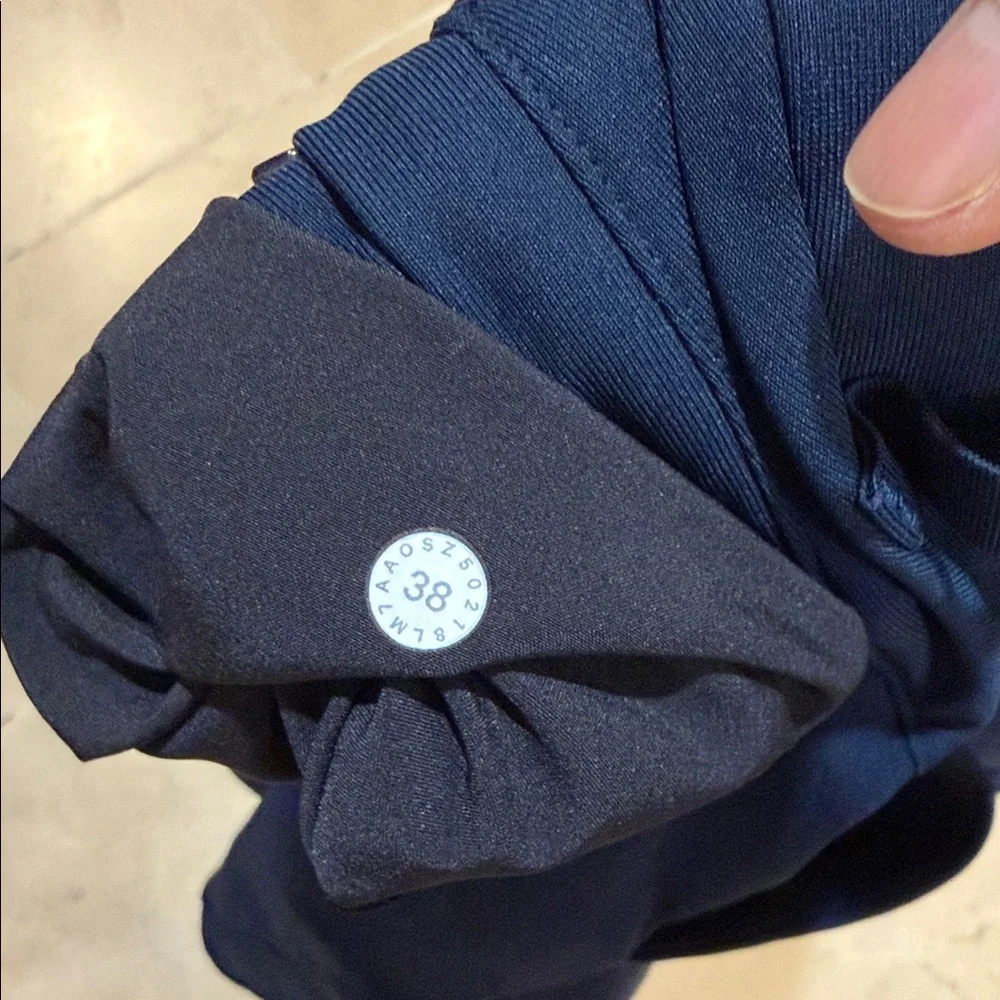 Lululemon Athletica Dark Blue Flat Front Shorts